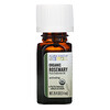 Aura Cacia, Pure Essential Oil, Organic Rosemary, .25 fl oz (7.4 ml)