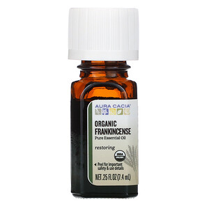 Аура Кация, Pure Essential Oil, Organic Frankincense, .25 fl oz (7.4 ml) отзывы