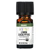 Organic Pure Essential Oil, Lemon Eucalyptus, 0.25 fl oz (7.4 ml)