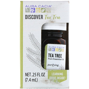 Отзывы о Аура Кация, Discover Tea Tree, Pure Essential Oil, .25 fl oz (7.4 ml)