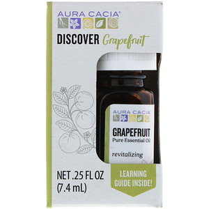 Отзывы о Аура Кация, Discover Grapefruit, Pure Essential Oil, .25 fl oz (7.4 ml)