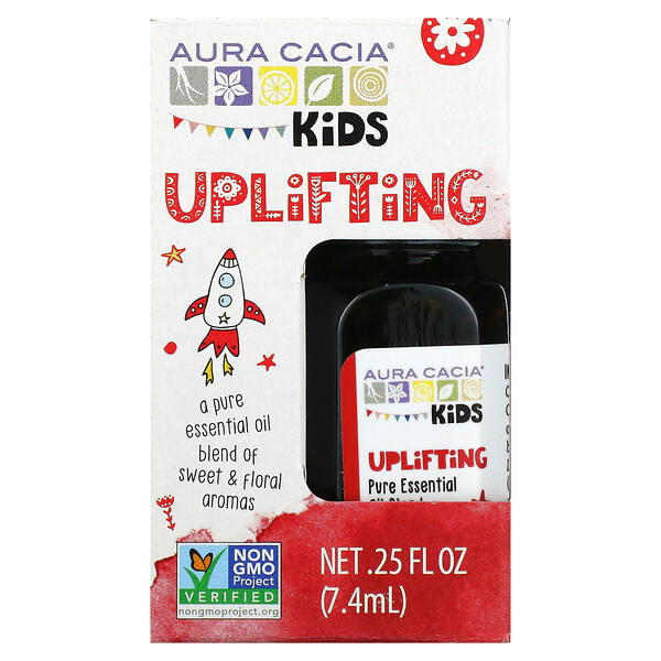 Aura Cacia‏, Kids, Uplifting, 0.25 fl oz (7.4 ml)