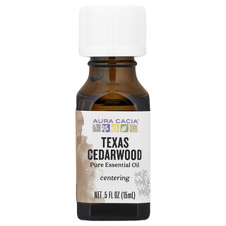 Aura Cacia, Huile essentielle pure, Cèdre du Texas, 15 ml