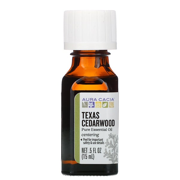 Pure Essential Oil, Texas Cedarwood, 0.5 fl oz (15 ml)