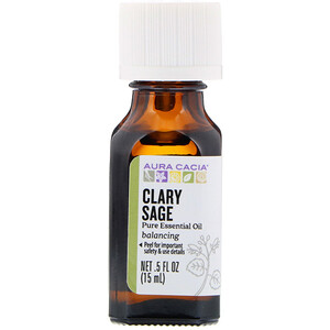 Аура Кация, Pure Essential Oils, Clary Sage, .5 fl oz (15 ml) отзывы