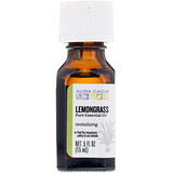 Aura Cacia, Pure Essential Oil, Lemongrass, .5 fl oz (15 ml) отзывы