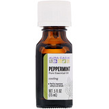 Aura Cacia, Pure Essential Oil, Peppermint, .5 fl oz (15 ml) отзывы