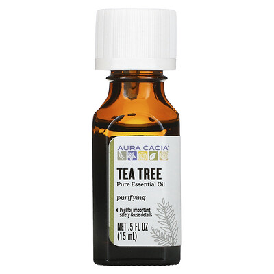 Aura Cacia чистое эфирное масло, чайное дерево, 15мл (5жидк.унций)