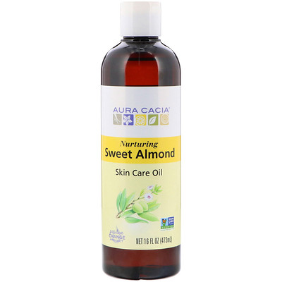 Купить Skin Care Oil, Nurturing Sweet Almond, 16 fl oz (473 ml)