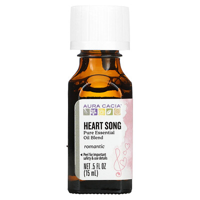 Aura Cacia Heart Song 100% чистые эфирные масла 15 мл (0 5 жидк. унции)