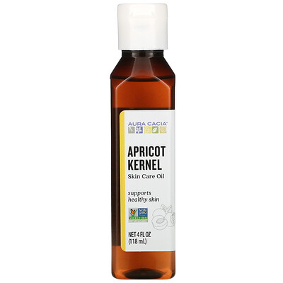 Купить Aura Cacia Skin Care Oil, Rejuvenating Apricot Kernel, 4 fl oz (118 ml)