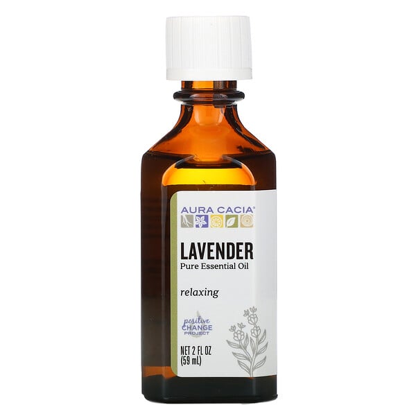 Aura Cacia‏, Pure Essential Oil, Lavender, 2 fl oz (59 ml)