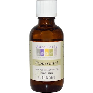 Отзывы о Аура Кация, 100% Pure Essential Oil, Peppermint, 2 fl oz (59 ml)