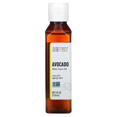 Aura Cacia Skin Care Oil, Comforting Avocado, 4 fl oz (118 ml)