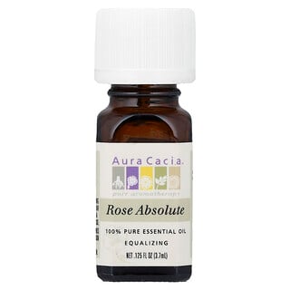 Aura Cacia, 100% reines ätherisches Öl, Rose Absolute, .125 fl oz (3,7 ml)