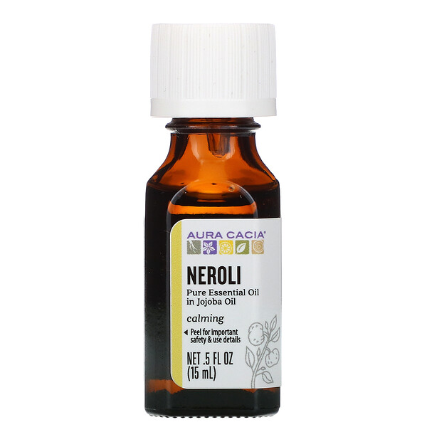 Aura Cacia, Pure Essential Oil, reines ätherisches Öl, Neroli, 15 ml (0,5 fl. oz.)
