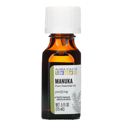 

Aura Cacia Pure Essential Oil, Manuka, .5 fl oz (15 ml)
