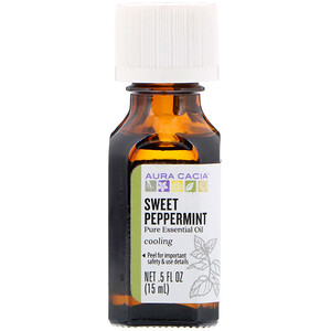 Отзывы о Аура Кация, Pure Essential Oil, Sweet Peppermint, .5 fl oz (15 ml)