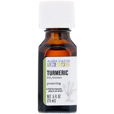 

Aura Cacia Turmeric, CO2 Extract, .5 fl oz (15 ml)