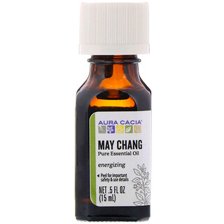 Aura Cacia, Huile essentielle pure, May chang, 15 ml