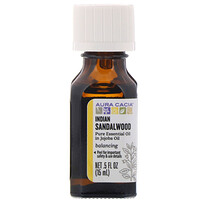 Pure Essential Oil In Jojoba Oil, Indian Sandalwood, .5 fl oz (15 ml) - изображение