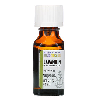 Aura Cacia, Aceite esencial puro, Lavandín, 15 ml (0,5 oz. líq.)