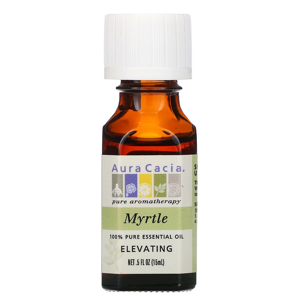 Aura Cacia‏, שמן אתרי טהור 100%, הדס, 15 מ"ל (0.5 אונקיות נוזל)