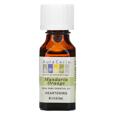

Aura Cacia 100% чистое эфирное масло, мандарин, 15 мл (0,5 жидк. унции)