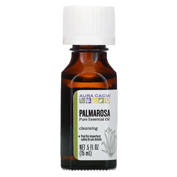 Pure Essential Oil, Palmarosa, 0.5 fl oz (15 ml)