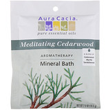 Aura Cacia, Ароматерапевтическое средство для ванны с минералами, медитативный кедр, 2,5 унций (70,9 г) отзывы