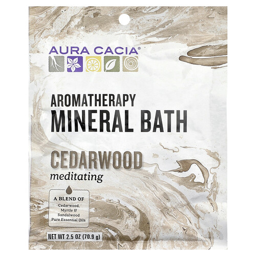 Aura Cacia, Aromatherapy Mineral Bath, Zedernholz, 70,9 g (2,5 oz.)