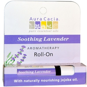 Аура Кация, Aromatherapy Roll-On, Soothing Lavender, 0.31 fl oz (9.2 ml) отзывы
