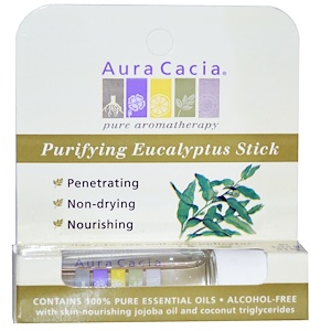 Аура Кация, Purifying Eucalyptus Stick, Alcohol-Free, 0.29 fl oz (8.6 ml) отзывы