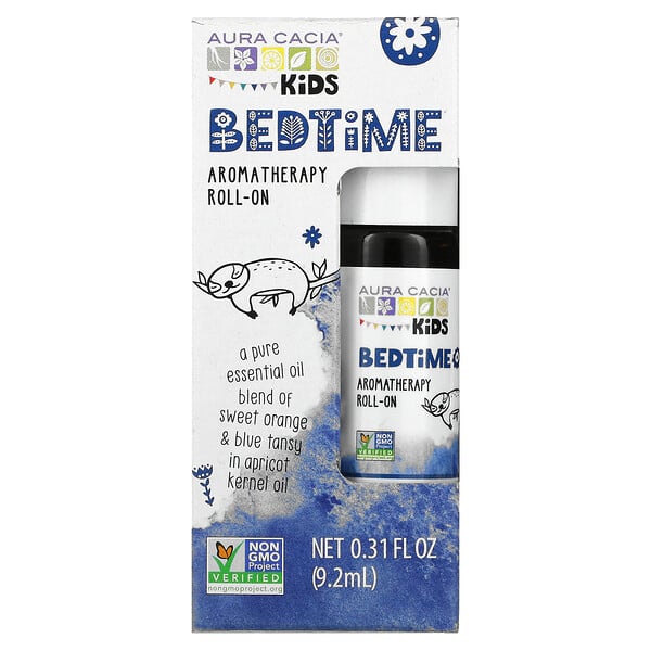 Aura Cacia‏, Kids, Bedtime Aromatherapy Roll-On, 0.31 fl oz (9.2 ml)