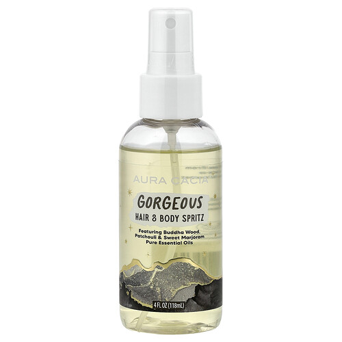 Aura Cacia, Hair & Body Spritz, Gorgeous, 4 fl oz (118 ml)