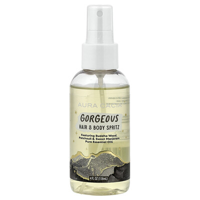 Aura Cacia, Spray para el cuerpo y el cabello, Magnífico, 118 ml (4 oz. líq.)
