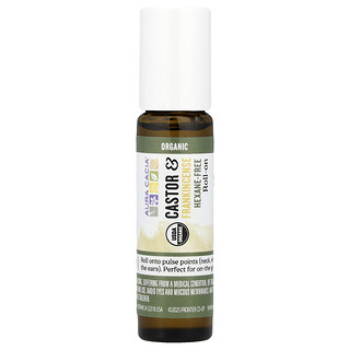Aura Cacia, Roll-On, ricinus és tömjén, 9,2 ml