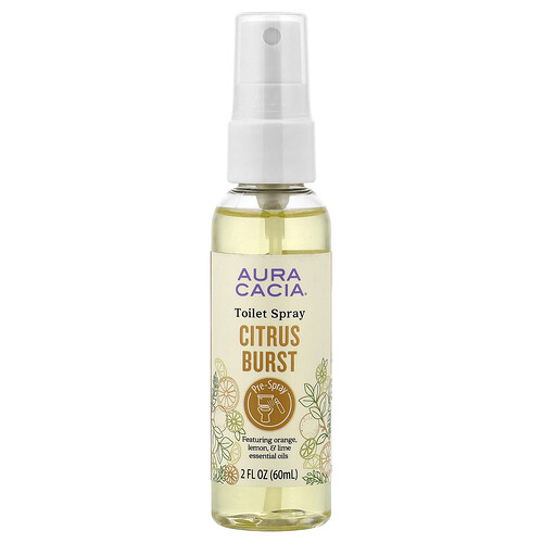 Aura Cacia, Toilet Spray, Citrus Burst, 2 fl oz (60 ml)