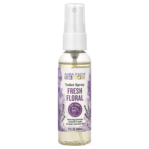 Aura Cacia, Toilet Spray, Toilettenspray, frisch und blumig, 60 ml (2 fl. oz.)