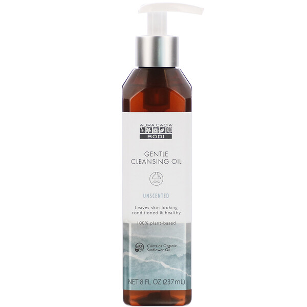 Gentle Cleansing Oil, Unscented, 8 fl oz (237 ml)