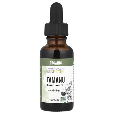 Aura Cacia, Aceite para el cuidado de la piel, Tamanu orgánico, 30 ml (1 oz. líq.)