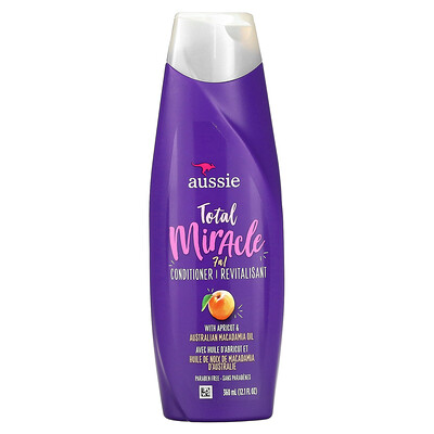 Aussie Total Miracle 7 N 1 Conditioner with Apricot & Australian Macadamia Oil 12.1 fl oz (360 ml)