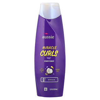 Aussie, Miracle Curls, Conditioner With Coconut Oil, Conditioner mit Kokosnussöl, 360 ml (12,1 fl. oz.)