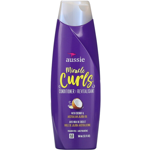 Aussie‏, Miracle Curls, Conditioner, Coconut & Australian Jojoba Oil, 12.1 fl oz (360 ml)