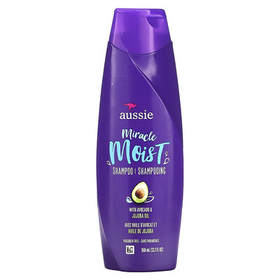 Aussie, Miracle Moist Shampoo, Avocado & Jojoba Oil, 12.1 fl oz (360 ml)