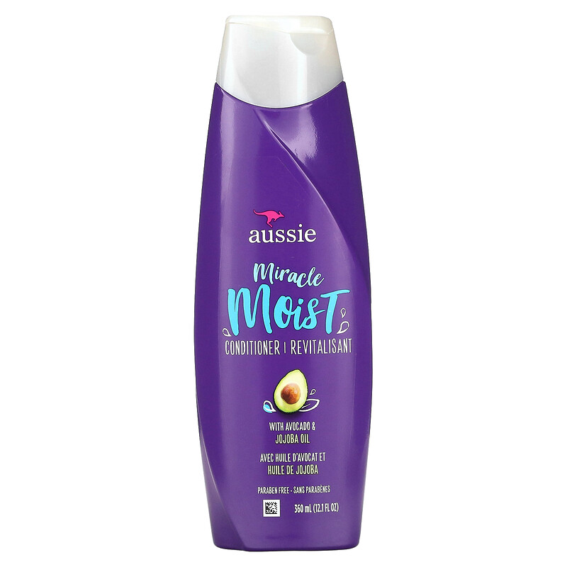 Aussie, Miracle Moist, Conditioner with Avocado & Jojoba Oil, 12.1 fl