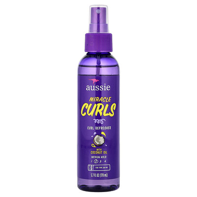 Aussie, Miracle Curls, Revitalizador de rizos, 170 ml (5,7 oz. líq.)