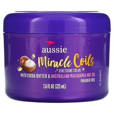 Aussie Miracle Coils, крем для растяжки, 225 мл (7,6 жидк. Унции)