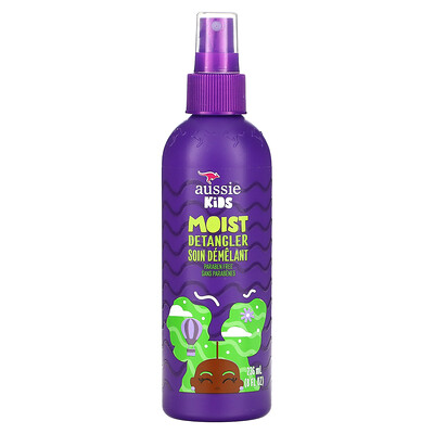 Купить Aussie Kids, увлажняющее средство для расчесывания волос, солнечные тропические фрукты, 236 мл (8 жидк. Унций)