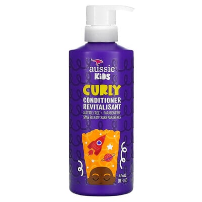 Купить Aussie Kids, кондиционер для вьющихся волос, восстанавливающий, с солнечным тропическим ароматом, 475 мл (16 жидк. Унций)